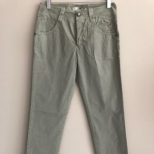 NEW with Tags €135 CARLO CHIONNA Trousers Stretch Garment Dye Made in ITALY